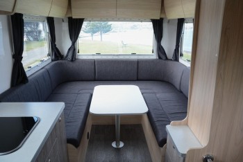 Rear seating area with removable table