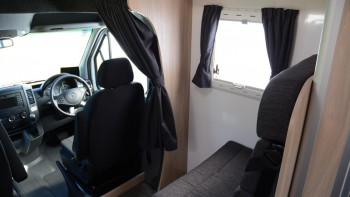 Drivers cab & forward-facing Passenger seats