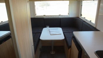 Rear seating & large, removable table