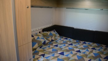 Rear Double (lower) bed