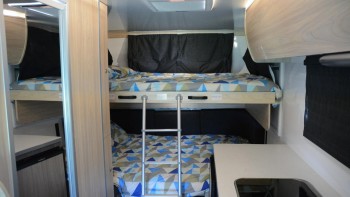 Rear Double Beds (upper & lower)