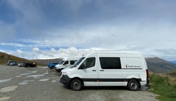 A popular stop at the top of the Crown Range, Wanaka