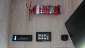 4-berth Fuso FinScan control panel & Diesel heater