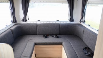 4-berth Fuso Rear seating area