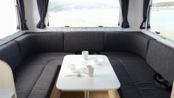 4-berth Fuso Rear dining area & removable table