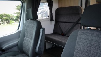 SAM 6-forward facing, seat-belted seats