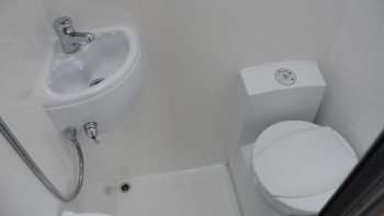 SAM Toilet, Basin & Shower cubicle