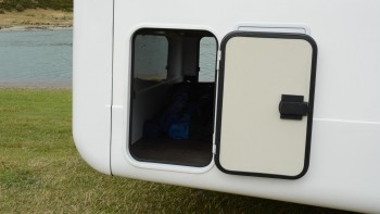 SAM Rear external, lockable storage lockers